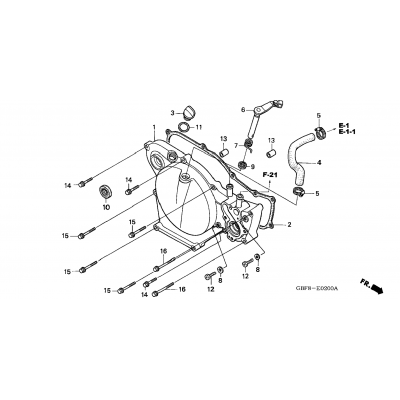 RIGHT CRANKCASE COVER