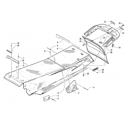 TUNNEL AND REAR BUMPER