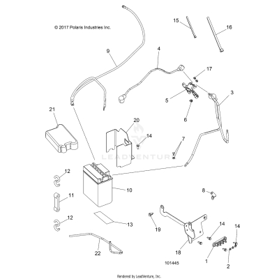 ELECTRICAL, BATTERY - A19SEF57D5 [101445]