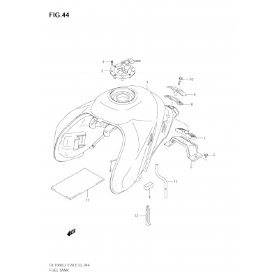 FUEL TANK (DL1000 L2 E33)