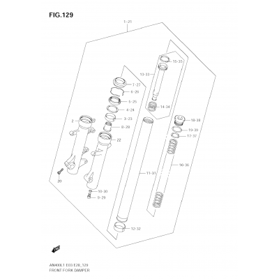 FRONT FORK DAMPER (AN400 L1 E3)