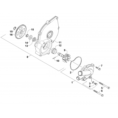 WATER PUMP ASSEMBLY