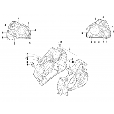 CRANKCASE ASSEMBLY