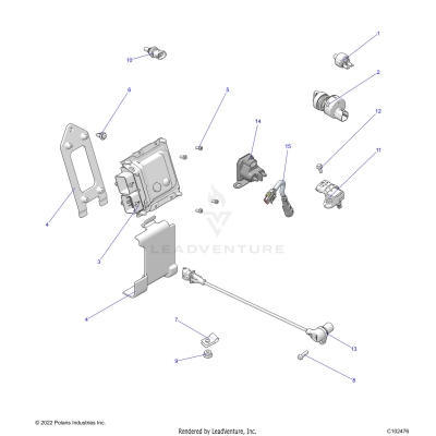 ELECTRICAL, SWITCHES, SENSORS and ECM - A24S6E57A1 (C102476)