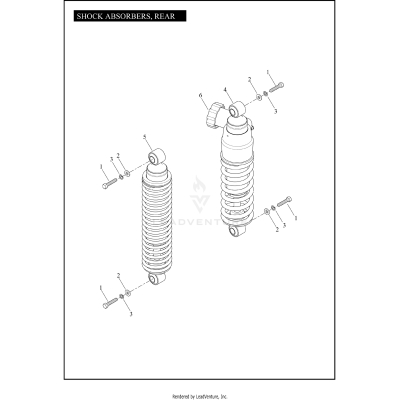 SHOCK ABSORBERS, REAR