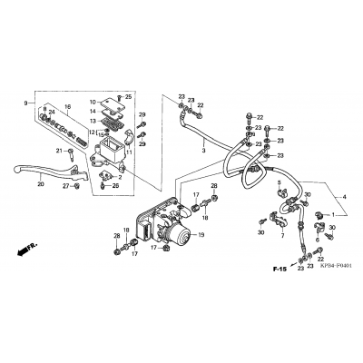 FRONT BRAKE MASTER CYLINDER (2)