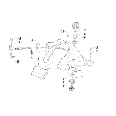 CONSOLE AND SWITCH ASSEMBLY