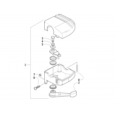 THROTTLE CASE ASSEMBLY