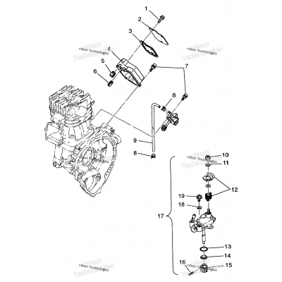 Oil Pump Scrambler 400L