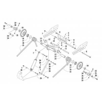 REAR SUSPENSION REAR ARM ASSEMBLY