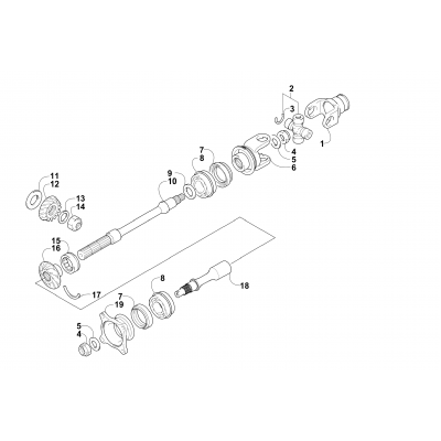 SECONDARY DRIVE ASSEMBLY