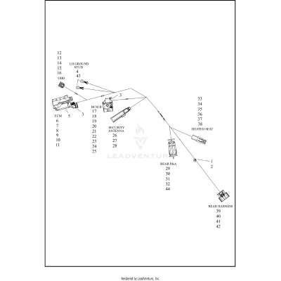 WIRE HARNESS, MAIN - FLHX/FLHXL (5 OF 9)