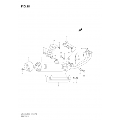 MUFFLER (AN650 L1 E33)