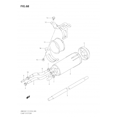 EVAP SYSTEM (AN650 L1 E33)