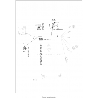 WIRING HARNESS, MAIN (9 OF 10)