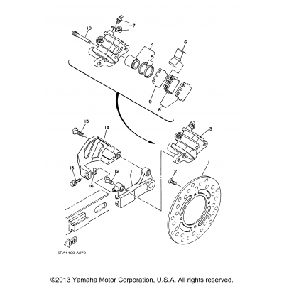 Rear Brake Caliper