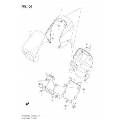 HEADLAMP COVER (VZR1800 L2 E03)