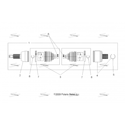 Drive Train, Drive Shaft, Rear