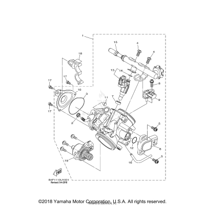 THROTTLE BODY ASSY 1