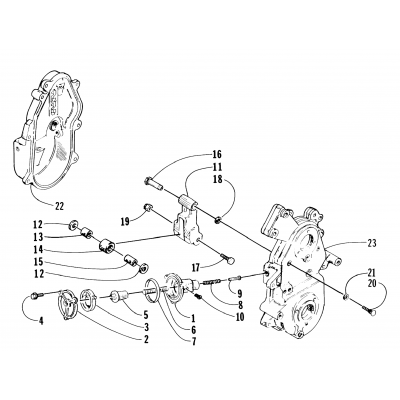 DROPCASE CHAIN TENSION ASSEMBLY