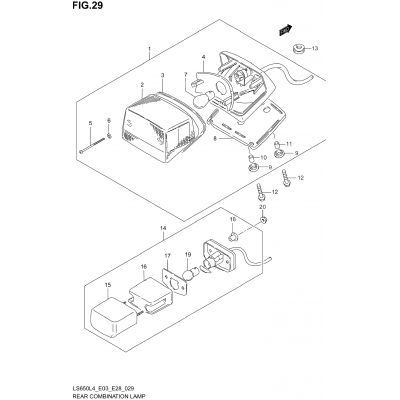 REAR COMBINATION LAMP