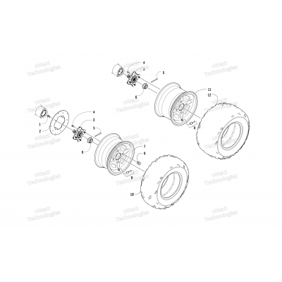 WHEEL AND TIRE ASSEMBLY