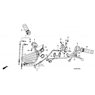 HANDLE LEVER / SWITCH / CABLE