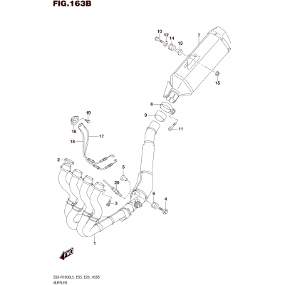 MUFFLER (GSX-R1000L5 E28)