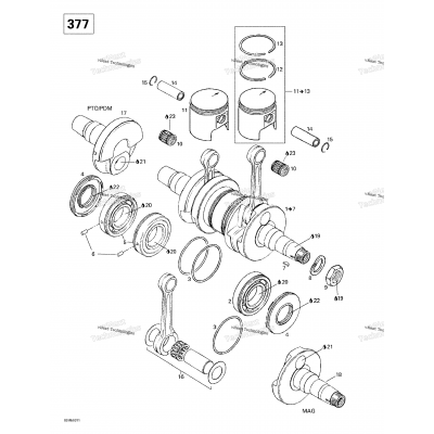 Crankshaft And Pistons (377)