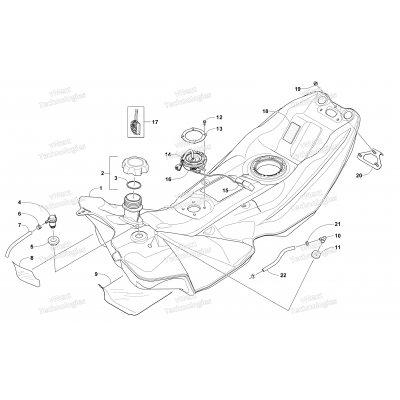 GAS TANK ASSEMBLY