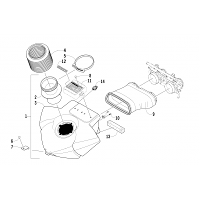 AIR SILENCER ASSEMBLY