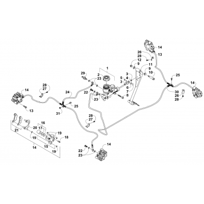 HYDRAULIC BRAKE ASSEMBLY