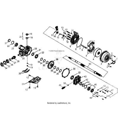 WHEELS, REAR AXLE - A25YPA20A4 (49ATVAXLE09PHX)