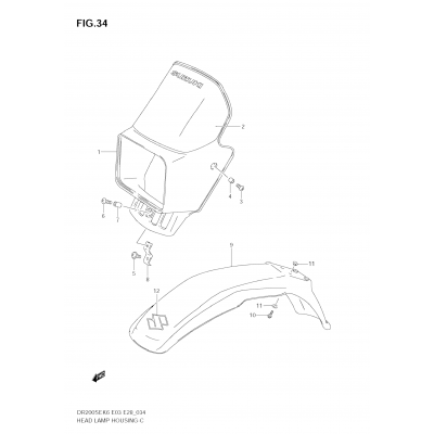 HEADLAMP COVER (MODEL K6/K7)