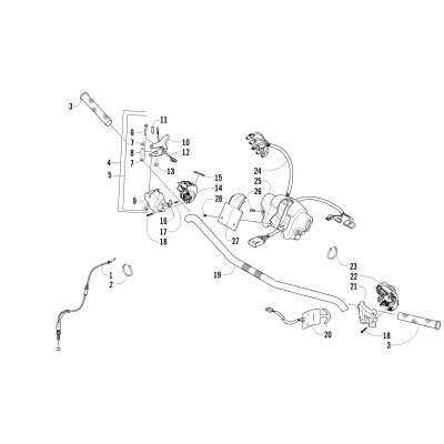 HANDLEBAR AND CONTROLS