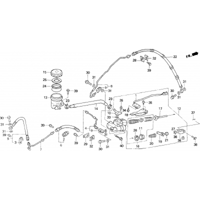 REAR BRAKE MASTER CYLINDER