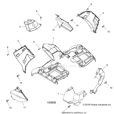 BODY, FRONT CAB - A17SXM95AM [100606]