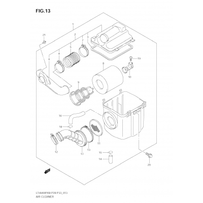 AIR CLEANER (LT-A400FK8/FK9/FUL0)