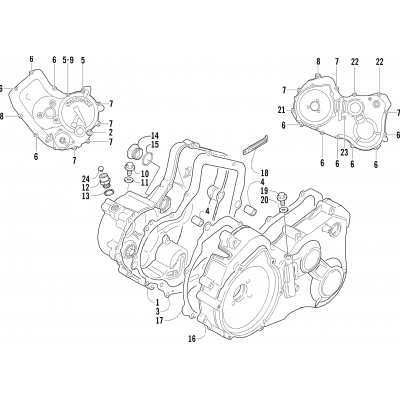 CRANKCASE COVER ASSEMBLY