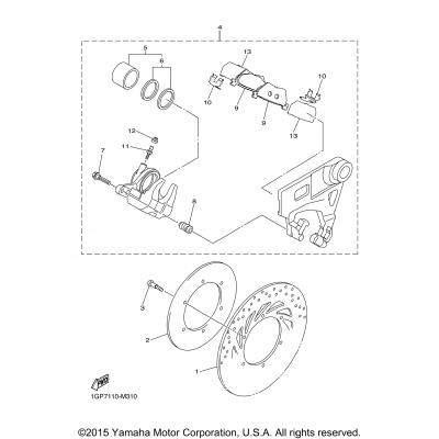 Rear Brake Caliper