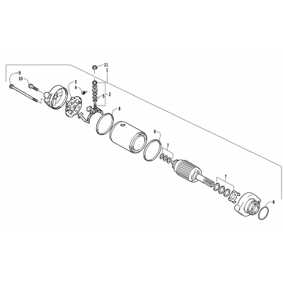 STARTER MOTOR ASSEMBLY