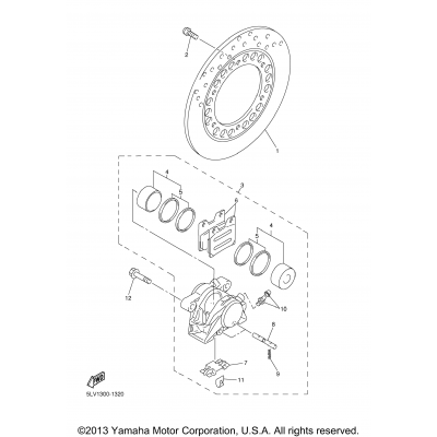 Rear Brake Caliper