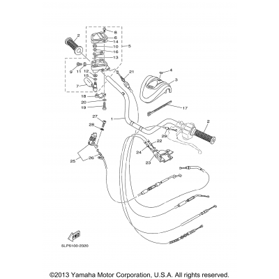 Steering Handle Cable