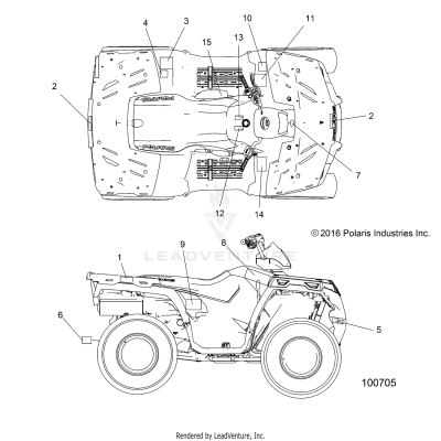 BODY, DECALS - A17SEH57A7 [100705]