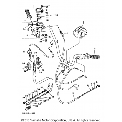 Steering Handle Cable