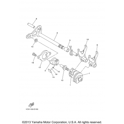 Shift Cam Fork