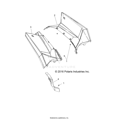BODY, REAR CAB - A19SVA85BG (101050)
