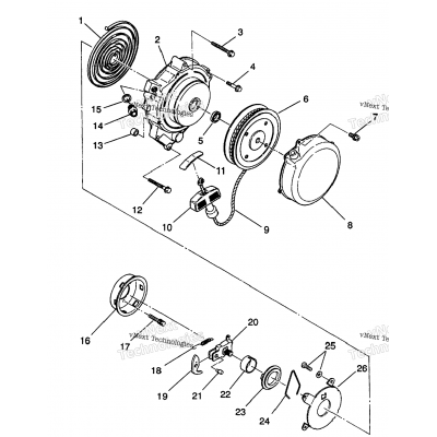 Recoil Starter 6X6 350L W938739