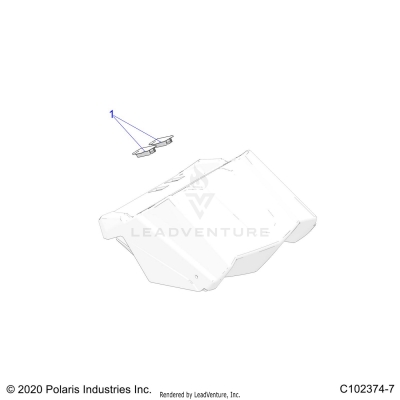 BODY, GAUGE POD, PLUGS - A25SVA85A4 (C102374-7)