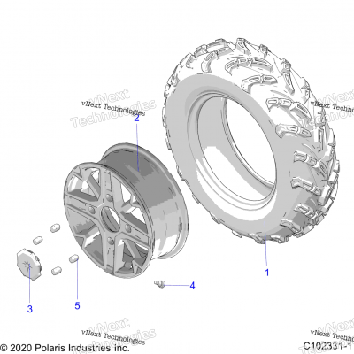 Wheels, Front A23sxa85a6/A1